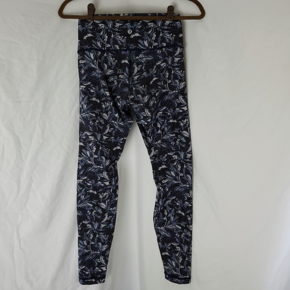 Lululemon Wunder Under Hi-Rise Floral Tight Leggings Size 6 - Picture 9 of 9